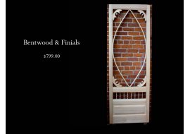 Bentwood & Finial Screen Door $799.00 Photo