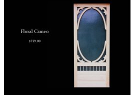 Floral Cameo Screen Door $739.00 Photo