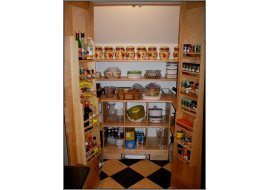 Walk in Pantry Cabinets Photo